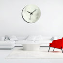 Luminous Moon Wall Clock Watch Grow In The Dark Home Living Room Decor