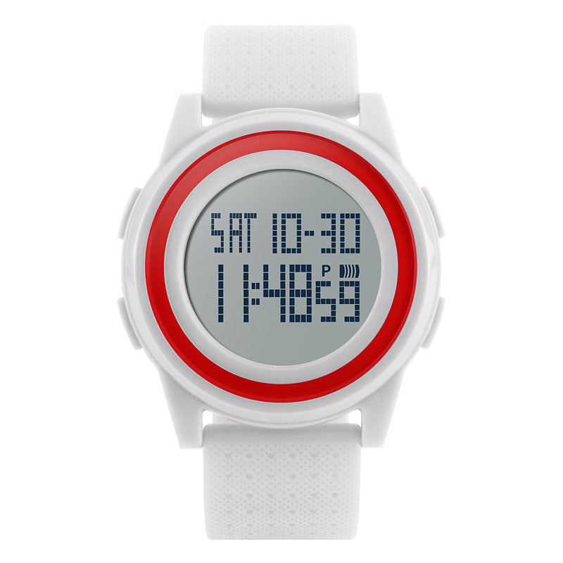 SKMEI 1206 LED Fashion Male Female EL Light 50M Waterproof Digital Watch