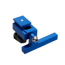 Blue Aluminum Alloy Miter Track Stop for 30/45 T-Slot T-Track Woodworking Tool