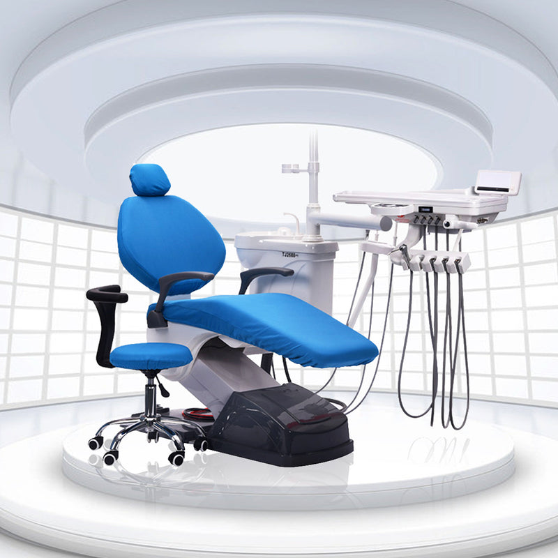 1 Set Washable Elastic Dental Unit Cover Cloth Dentist Chair Headrest Protector Sleeves Tools