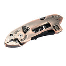 DANIU Bronzed Multitool Adjustable Wrench Jaw+Screwdriver+Pliers Multitool Set