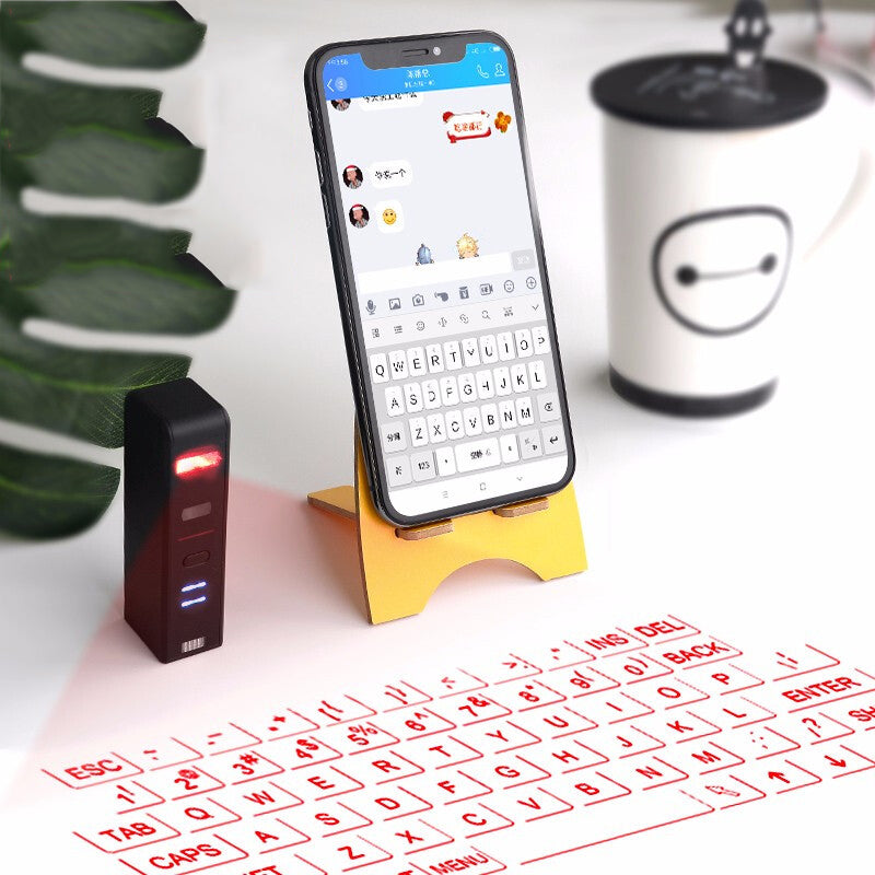 KB320 bluetooth Laser Projection Keyboard Built-in battery Wireless Virtual Keyboard Mouse For Mobile Phones iPads