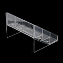 Women Cosmetic Lipsticks Nail Polish Jewelry Storage 3 Tiers Acrylic Nail Polish Display Wall Rack Organizer Holds 15 Bottles Clear