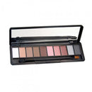 Women Pro Girls Fashionable Eye Makeup Beauty Cosmetic Tools 10 Colors Shades Shimmer Eyeshadow Palette Kit with Brush