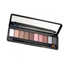 Women Pro Girls Fashionable Eye Makeup Beauty Cosmetic Tools 10 Colors Shades Shimmer Eyeshadow Palette Kit with Brush