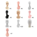 PVC Makeup Female Mannequin Head Wigs Hat Jewelry Display Cosmetology Model