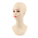 PVC Makeup Female Mannequin Head Wigs Hat Jewelry Display Cosmetology Model