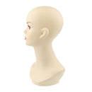 PVC Makeup Female Mannequin Head Wigs Hat Jewelry Display Cosmetology Model