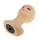 Female Cosmetology Mannequin Head Scarf Cap Wigs Model Jewelry Display Stand