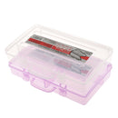 1x Empty Nail Art Storage Rhinestone Gems Beads Case Box Jewelry Organizer Container 4 Compartment Random Color