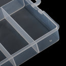 1x Empty Nail Art Storage Rhinestone Gems Beads Case Box Jewelry Organizer Container 4 Compartment Random Color
