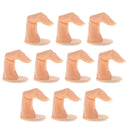 Lot of 10 pcs Professional Nail Practice Hand Finger Plastic Model for Hand Manicure Nail Art Training Beginners Trainers