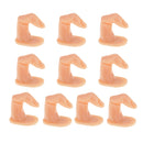 Lot of 10 pcs Professional Nail Practice Hand Finger Reusable Sticky Plastic Model for Hand Manicure Nail Art Training Beginners