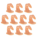 Lot of 10 pcs Professional Nail Practice Hand Finger Reusable Sticky Plastic Model for Hand Manicure Nail Art Training Beginners
