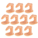 Lot of 10 pcs Professional Nail Practice Hand Finger Reusable Sticky Plastic Model for Hand Manicure Nail Art Training Beginners