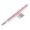 Professional Nail Art Dotting Painting Sculpture Carving Pen Brush Set Manicure Tool + 5 Stainless Steel Points
