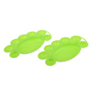 2pcs Nail Art Paint Draw Polish Color Mixing Palette Plate Disk Dishes Essential DIY Tools - Random Color