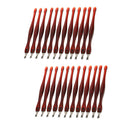 24pcs Nail Art Pusher Pedicure Cuticle Dead Skin Remover Exfoliator Salon Home Tools Set