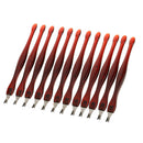 24pcs Nail Art Pusher Pedicure Cuticle Dead Skin Remover Exfoliator Salon Home Tools Set