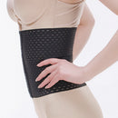 Women Girls Ladies Breathable Elastic Waist Cincher Corset Body Shaper With 3 Row Hooks M Black