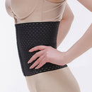 Women Girls Ladies Breathable Elastic Waist Cincher Corset Body Shaper With 3 Row Hooks L Black
