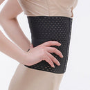Women Girls Ladies Breathable Elastic Waist Cincher Corset Body Shaper With 3 Row Hooks L Black