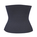 Women Girls Ladies Breathable Elastic Waist Cincher Corset Body Shaper With 3 Row Hooks XXL Black
