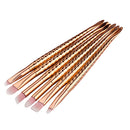 6pcs Eye Cosmetic Make up Brushes Sets Eye Shadow Eyebrow Eyeliner Blending Pencil Brush Kit Rose gold