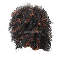 17inch Short Fashion Woman Fluffy Shaggy Afro Curly Hair Wigs Synthetic Fiber Wig Shaggy Multi Color