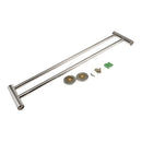 600mm Double Towel Rod Rail Rack Stainless Steel Bathroom Wall Mounted Bar