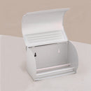 Waterproof Stainless Steel Wall Mounted Bathroom Toilet Tissue Roll Paper Holder Case Box with Cover