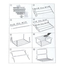 3 Tiers Kitchen Bathroom Shower Caddy Storage Rack Stainless Shelf Organiser Rust-proof