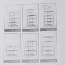3 Tiers Kitchen Bathroom Shower Caddy Storage Rack Stainless Shelf Organiser Rust-proof