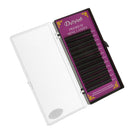Professional Natural Individual Fake Eyelashes Lashes Extensions Semi Permanent Black 0.07mm Thickness 9mm C Curl