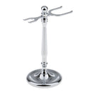 Salon Double-Ended Shaving Tool Display Stand Rack Shave Brush Safety Holder Weighted Base
