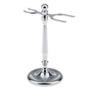 Salon Double-Ended Shaving Tool Display Stand Rack Shave Brush Safety Holder Weighted Base