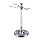 Salon Double-Ended Shaving Tool Display Stand Rack Shave Brush Safety Holder Weighted Base