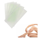 New 10PCS Double Sided Hair Removal Cold Wax Strips Waxing Paper Skin Smooth Care Tools for Leg Arm Bikini Full Body Facial Hair