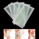 New 10PCS Double Sided Hair Removal Cold Wax Strips Waxing Paper Skin Smooth Care Tools for Leg Arm Bikini Full Body Facial Hair