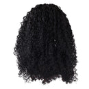 Women's Long Afro Kinky Curly Lace Front Wigs Thick Density Synthetic Hair Heat Resistant Full Head Wig Black 26inch