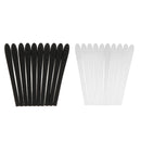 10x Expandable Silicone Eyeglasses End Tips Ear Sock Tubes Replacement White
