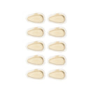 10 Pieces Oval Silicone Eyeglass Nosepads Glasses Repair Replacement Parts