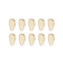 10 Pieces Oval Silicone Eyeglass Nosepads Glasses Repair Replacement Parts