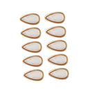 10 Pieces Opals Eyeglasses Nose Pads Optical Sunglasses Pink Teardrop Push
