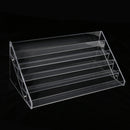 5 Tiers Clear Acrylic Nail Polish Varnish Display Stand Table Top Lipstick Organizer Shop Counter Retail Rack Holds 65 Bottles