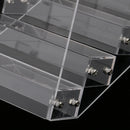 Premium Quality Clear Acrylic 5 Step Nail Polish Organizer Table Desk Display Holder for 25 Bottles