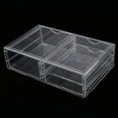 Large Clear Acrylic Makeup Case Cosmetic Organizer 3 Drawers Polish Varnish Lipstick Storage Jewelry Display Box