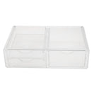 Large Clear Acrylic Makeup Case Cosmetic Organizer 3 Drawers Polish Varnish Lipstick Storage Jewelry Display Box