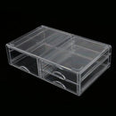 Large Clear Acrylic Makeup Case Cosmetic Organizer 3 Drawers Polish Varnish Lipstick Storage Jewelry Display Box