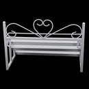 Women Perfume Lipsticks Nail Polish Storage 3 Tiers Metal Nail Polish Display Wall Rack Organizer Holds 36 Bottles White